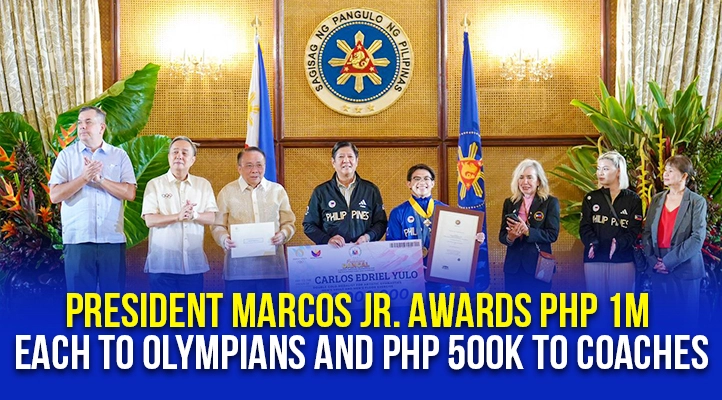 filipino olympians and coaches receive cash incentives